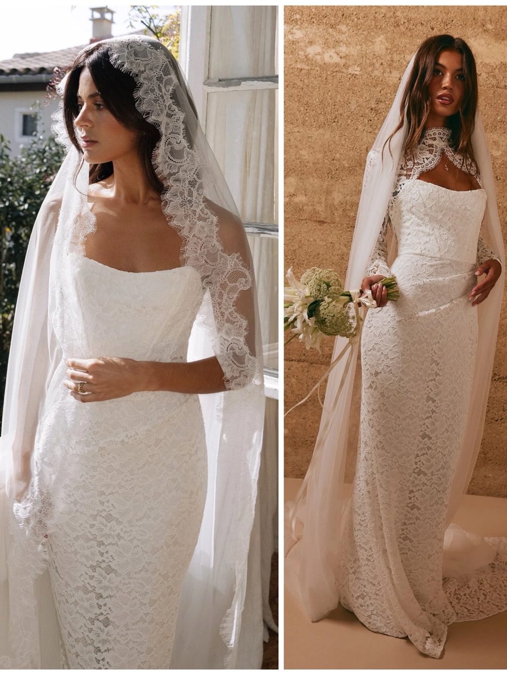 NEW Grace Loves Lace Joy Strapless Wedding Dress (L) and Joy Bolero Jacket (M) - Picture 2 of 16